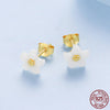 Sterling Silver Cherry Stud Earrings 2