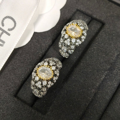 Black Gold Zircon Ring
