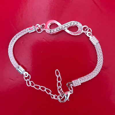 Crystal Infinity Bracelet