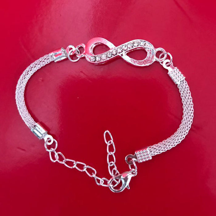 Crystal Infinity Bracelet