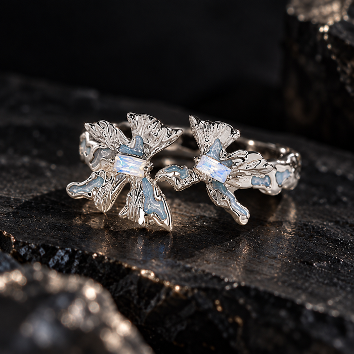 Zircon Butterfly Ring