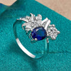 Noble Blue Zircon Ring 1