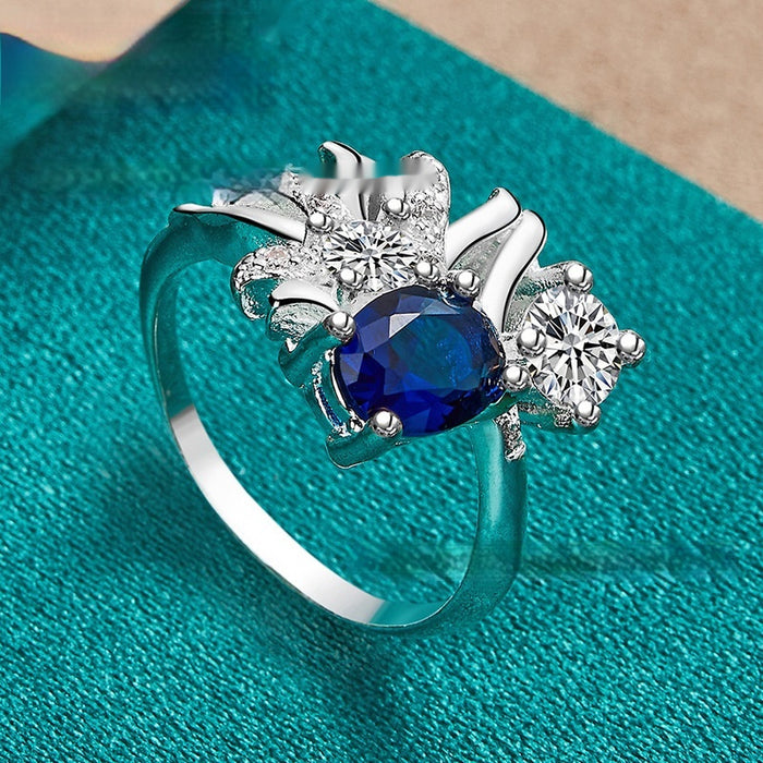 Noble Blue Zircon Ring