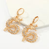 Gold Dragon Drop Earrings 4