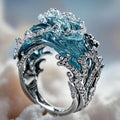Two-Tone Stainless Steel Ring Set