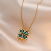 Vintage Clover Pendant Necklace 2