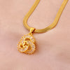 Ornate Golden Pendant Necklace 2