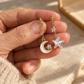 Colorful Star and Moon Earrings