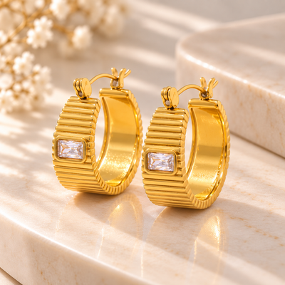 Classic Gold Hoop Earrings
