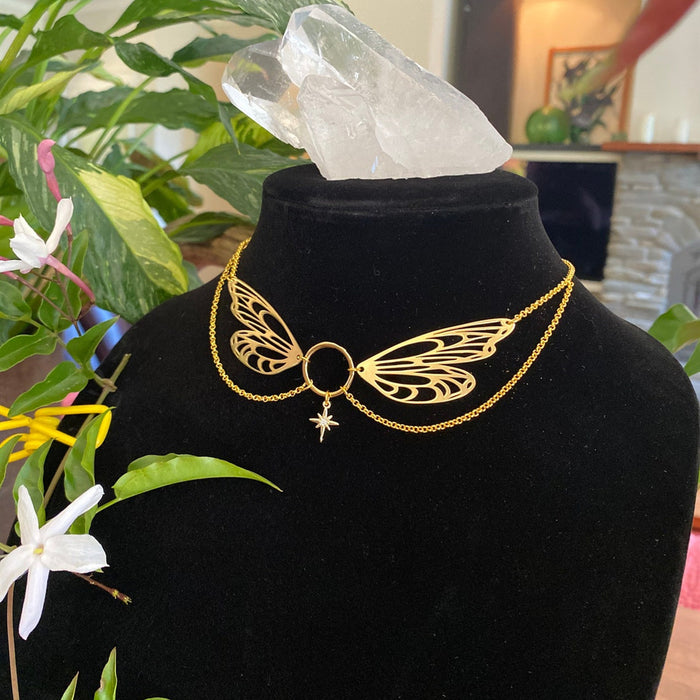 Angel Wings Pendant Necklace