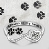 Always in My Heart Paw Ring 1