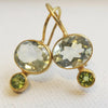 Green Crystal Drop Earrings 2