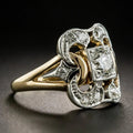 Vintage Zirconia Hollow Ring