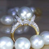 Zircon Pearl Ring 2