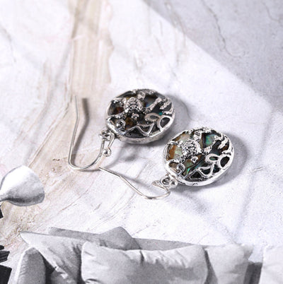 Abalone Sea Turtle Earrings