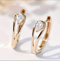 Micro-Pavé Zirconia Stud Earrings