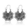 Vintage Openwork Flower Earrings 2