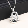 Crystal Heart Paw Necklace 1