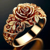 Rose Gold Sculptural Ring 2