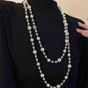 Vintage Pearl Layered Necklace 2