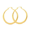Oversized Glossy Hoop Earrings 1