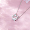 Kitten and Blossom Pendant Necklace 1