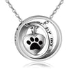 Paw Print Memorial Necklace 1