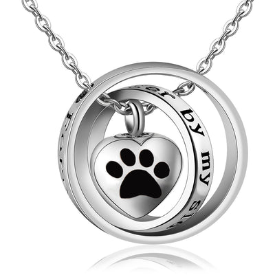 Paw Print Memorial Necklace