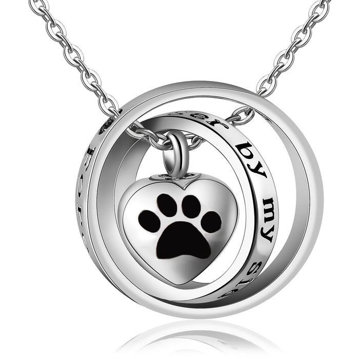 Paw Print Memorial Necklace