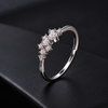 Gold Zircon Band Ring 1
