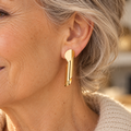 Irregular Spiral Earrings