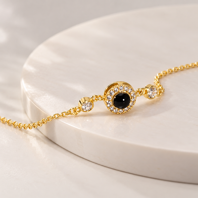 Round Birthstone Bracelet