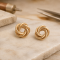 Hollow Flower Drop Earrings