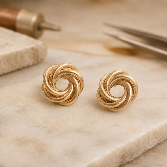 Hollow Flower Drop Earrings