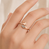 Rose Gold Fox Ring 2