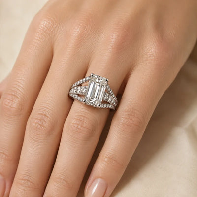 Square Crystal Ring