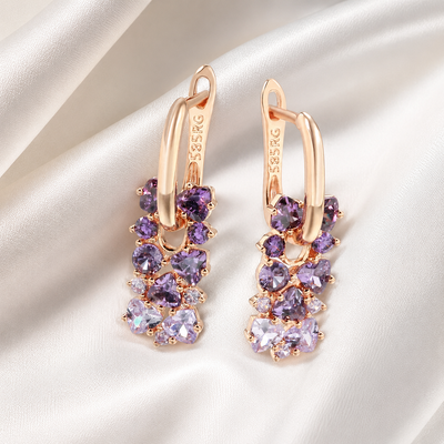 Square Zirconia Earrings