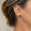 Camellia Stud Sterling Silver Earrings 2