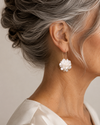 White Petal Earrings 2