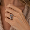 Topaz Flower Ring 2