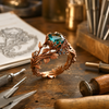 Vintage Sculptural Band Ring 3