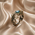 Vintage Vine Emerald Ring