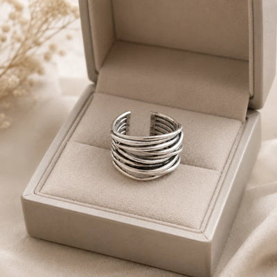Vintage Carved Statement Ring