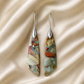Natural Stone Drop Earrings
