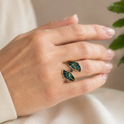 Vintage Sculptural Open Ring