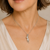 Sterling Silver Cat Necklace Set 2