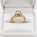 Geometric Crystal Circle Ring