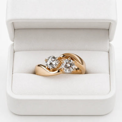 Zirconia Gold Ring