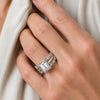 Snowflake Zirconia Ring Set 2