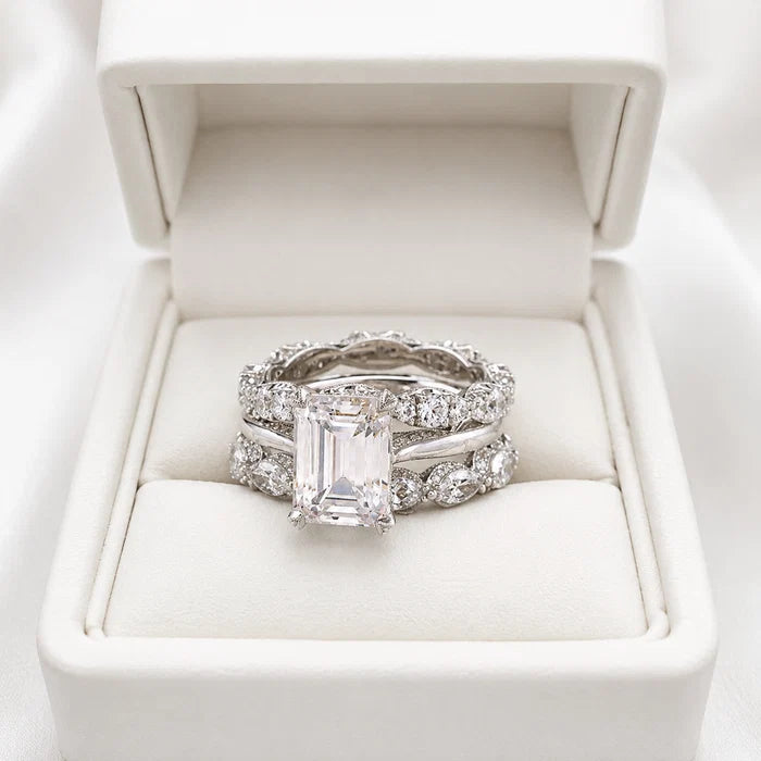 Snowflake Zirconia Ring Set